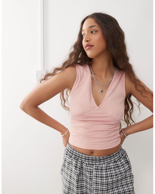 Reclaimed (vintage) Pink – camisole-top