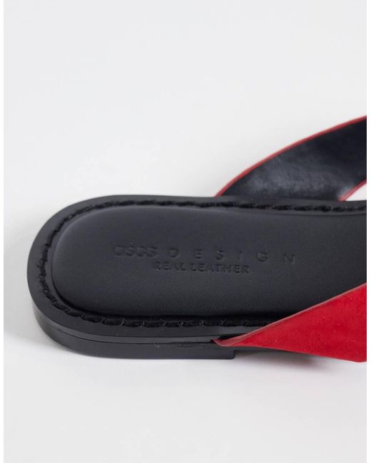 ASOS Multicolor Fenna Leather Thongs