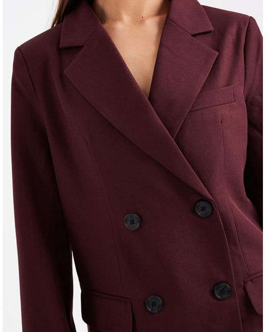 4th & Reckless Tailored Double Breasted Blazer