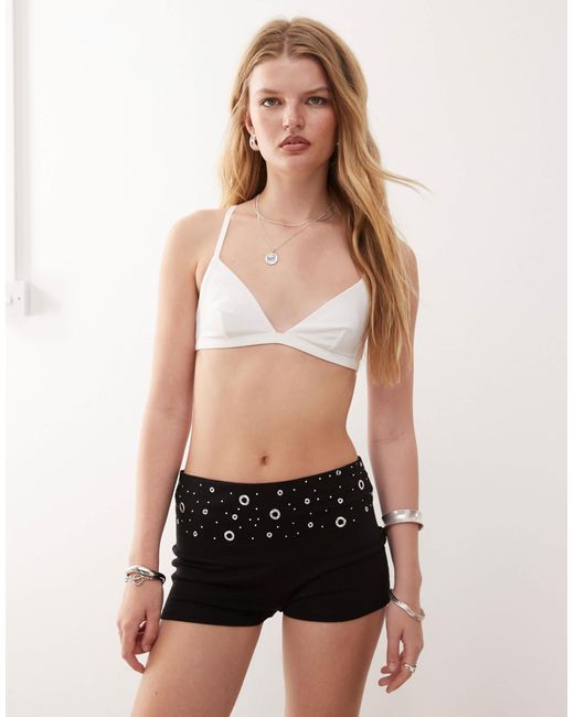 Weekday Natural Inez Soft Triangle Bra