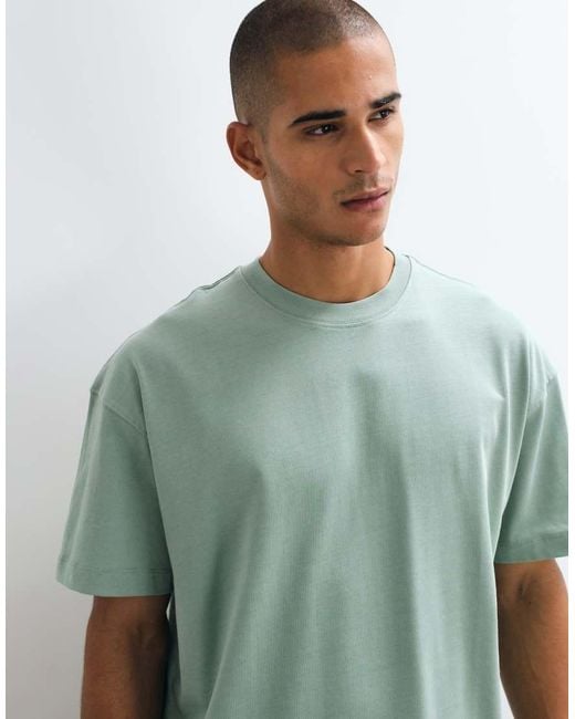 4505 Green Icon Heavyweight Cotton Oversized T-Shirt With Quick Dry Finish for men