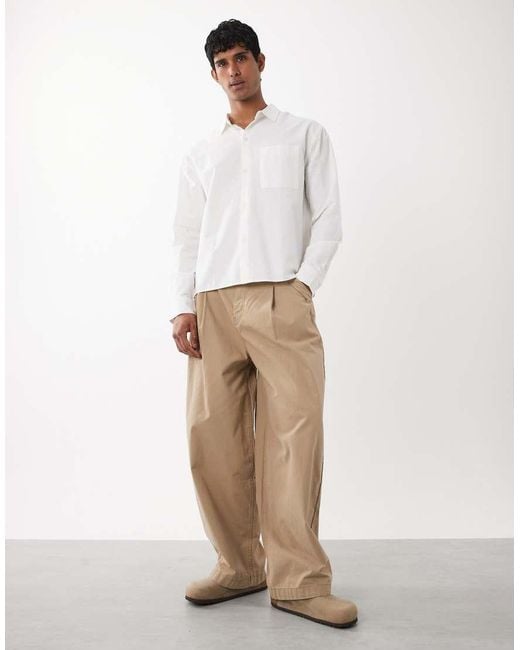 Cotton On White Long Sleeve Shirt for men