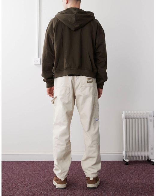 Aape By A Bathing Ape Green Aape By A Bathing Ape Loose Fit Worker Jeans for men