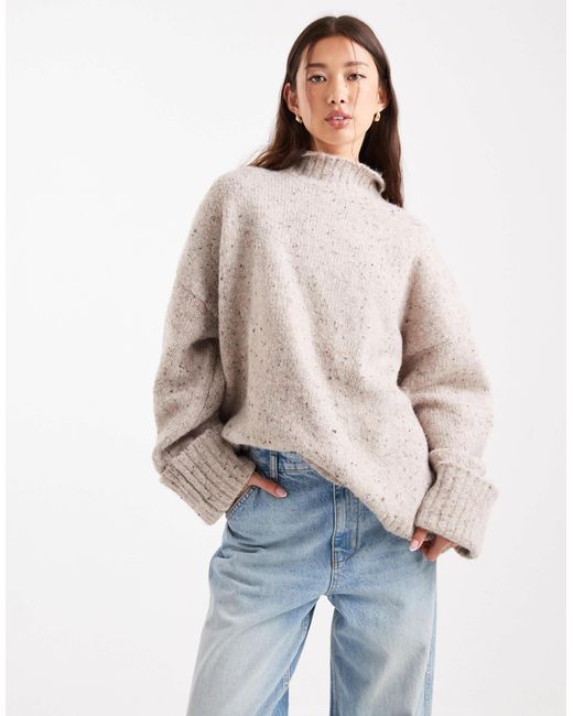 ASOS Blue – langer strickpullover