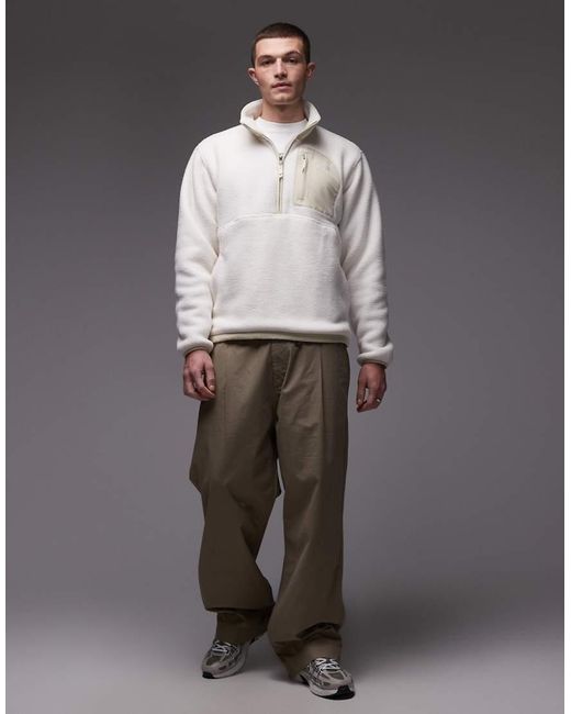 The North Face Gray Yumiori Off Peak 1/2 Zip Jacket for men