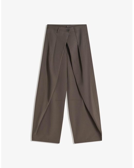Bershka Brown Tall – barrel-hose
