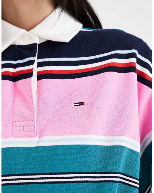 Tommy Hilfiger White Relaxed Fit Rugby Shirt