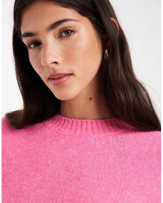 Vero Moda Red Soft O-neck Jumper