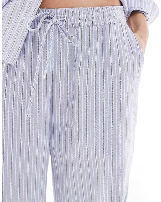 Brave Soul Co-ord And White Stripe Trousers