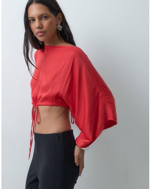 ASOS Red Cape Top