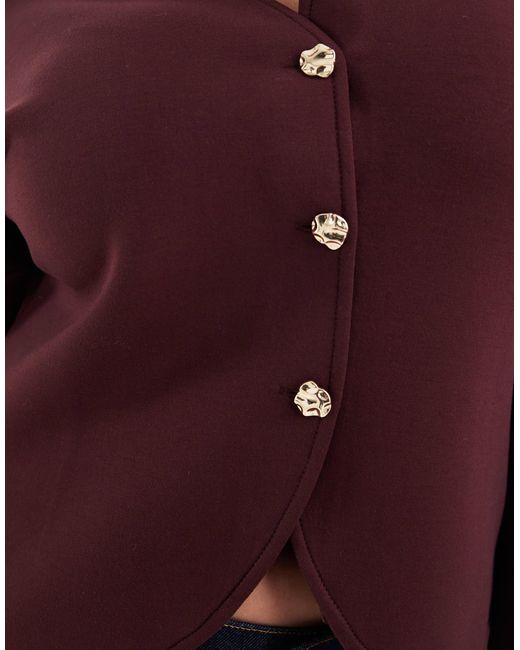 ONLY Red – strukturierte strickjacke