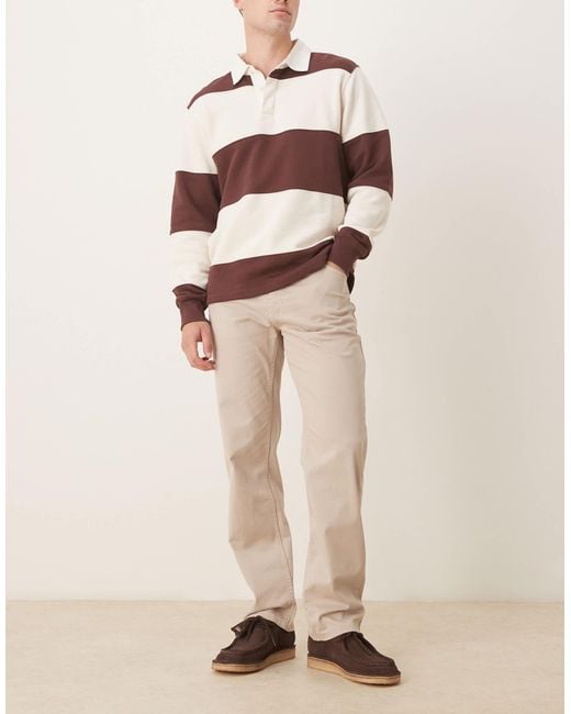 ASOS Natural Straight Fit Chino for men