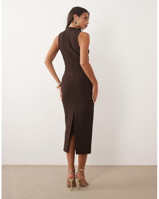 Forever New Natural Bodycon Midi Dress