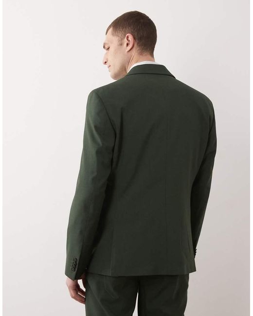ASOS Green Slim Suit Jacket for men