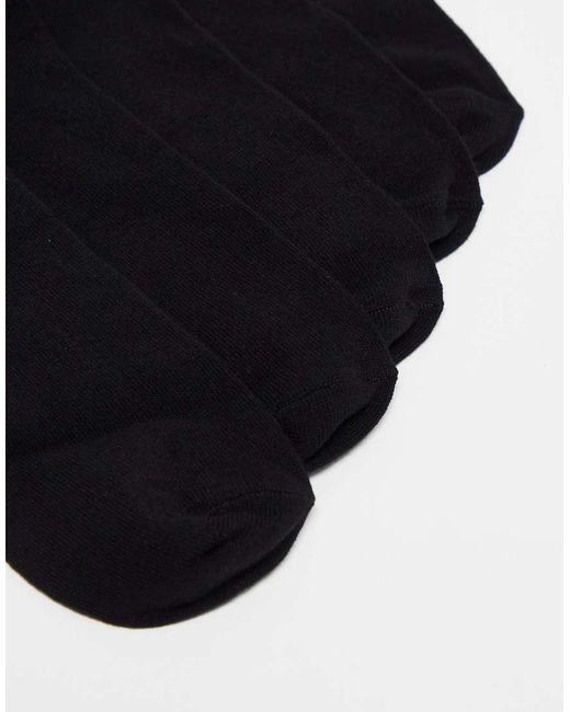 ASOS White 5 Pack Trainer Socks for men
