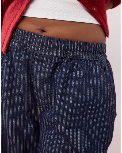 Collusion Red Plus Pull On Cargo Trouser