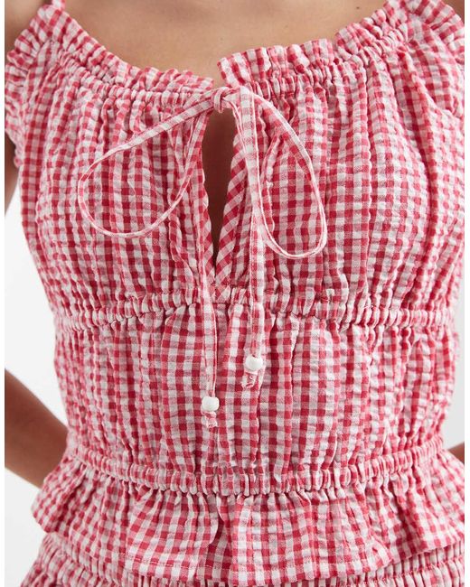 Aray Pink Cami Beach Top