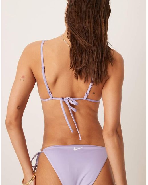 Nike Brown Nike Essential Triangle Bikini Top