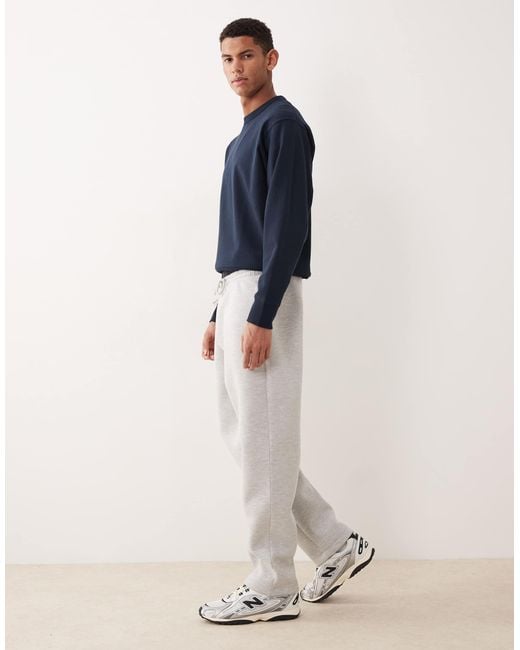 ASOS Blue Heavyweight Straight Leg jogger for men