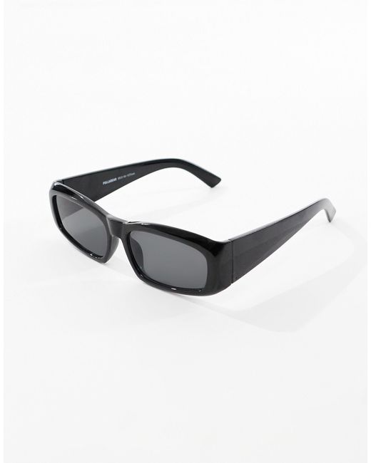 Pull&Bear – retro-sonnenbrille in Black für Herren
