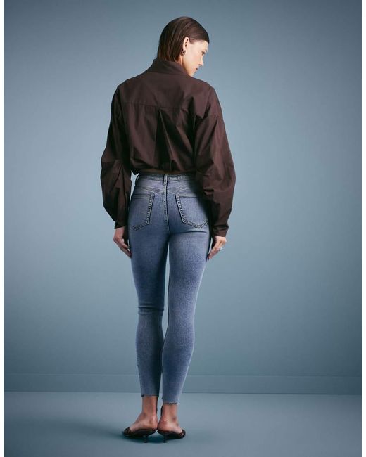 Miss Selfridge Blue Skinny Jeans