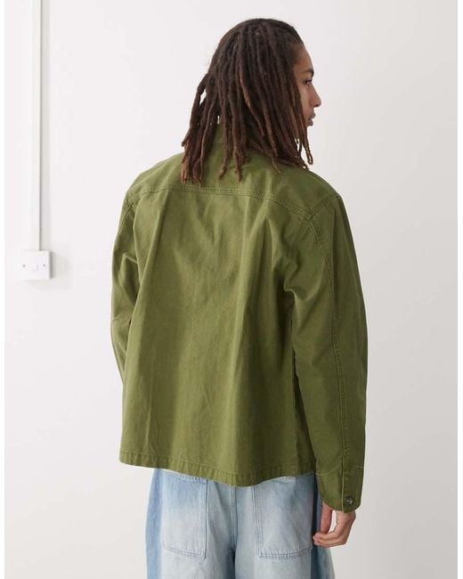 Champion Green Woven Jacket for men