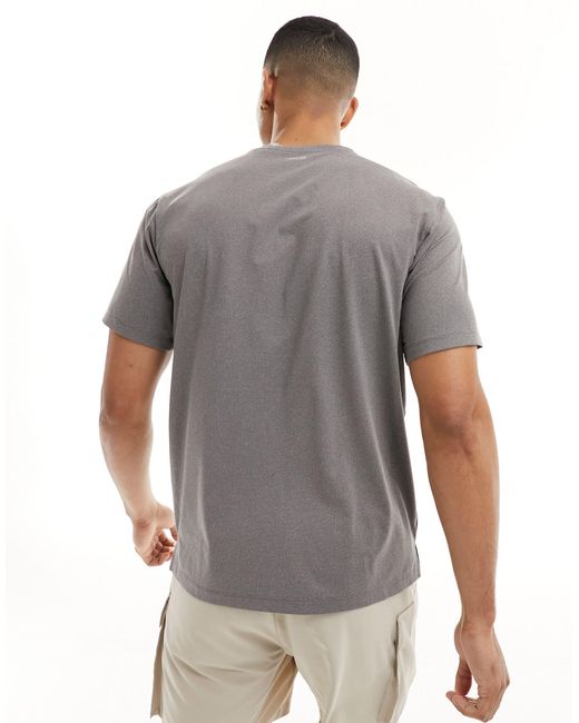 ASOS 4505 Gray Icon Training T-shirt With Quick Dry for men