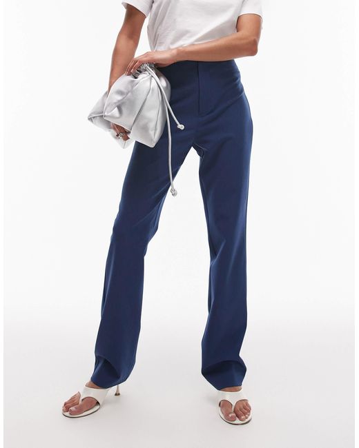 Pantalon d'ensemble ajusté élégant ASOS en coloris Blue