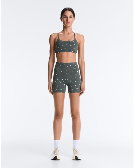 Oysho Gray Evermove High-Rise 10Cm Hot Pant Leggings