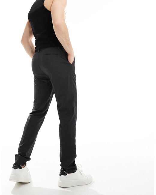 ASOS Black Slim Smart Trousers for men