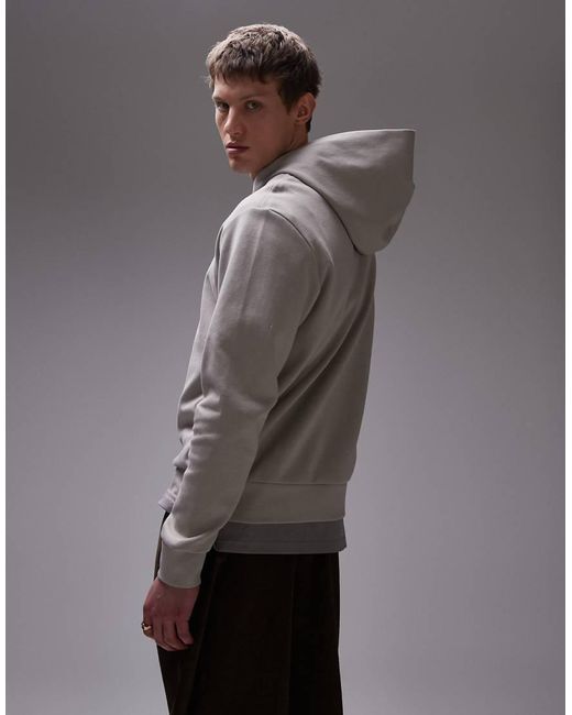 Sudadera Con Capucha De -Neutro Mango de hombre de color Gray