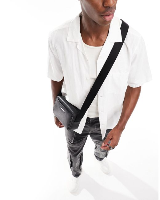 Calvin Klein White Modern Camera Bag for men