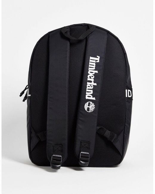 Mochila negra con logo strip Timberland de hombre de color Negro | Lyst