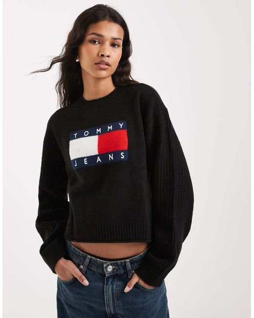 Tommy Hilfiger Black Flag Jumper
