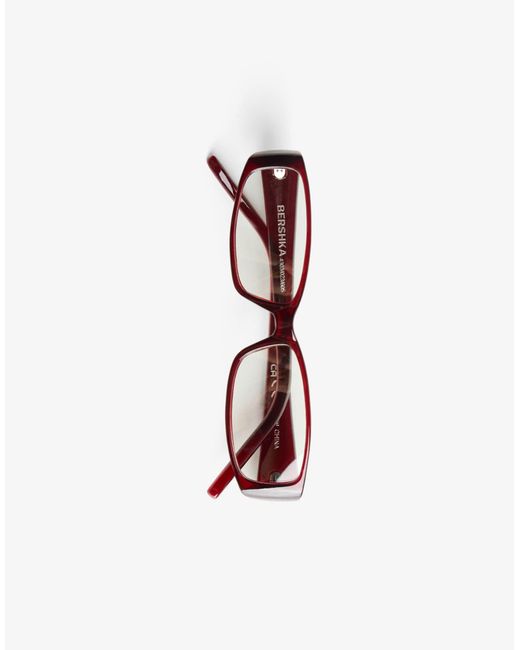 Bershka Blue – rechteckige sonnenbrille
