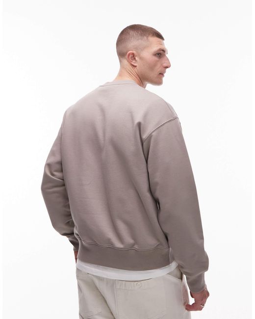 Sweat décontracté en tissu éponge - beige ARKET pour homme en coloris Gray
