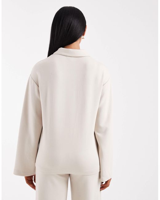 Vero Moda Natural Super Soft Polo Top