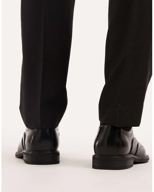 ASOS Black Brogue Shoes for men