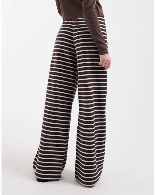 ASOS Multicolor Pleat Wide Leg Co-Ord Trouser