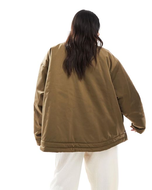 Asos design curve - ma1 - bomber épuré - kaki-pas ASOS en coloris Brown