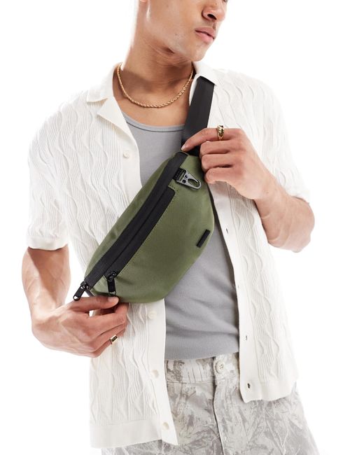 Pull&Bear – gürteltasche aus nylon in White für Herren