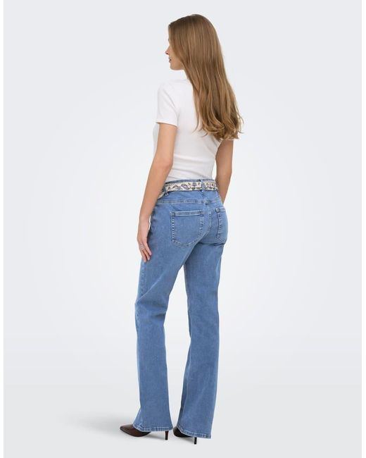 ONLY Blue Flared Fit Jeans