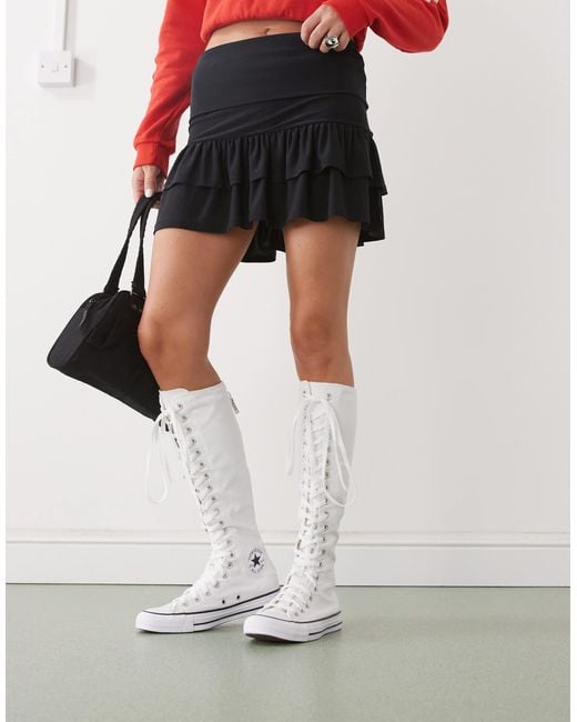 Chuck taylor all star knee xx - baskets montantes Converse en coloris Gray