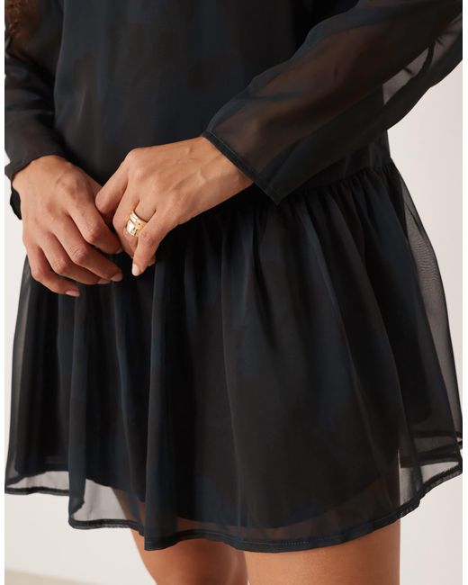 ASOS Black – hängerkleid