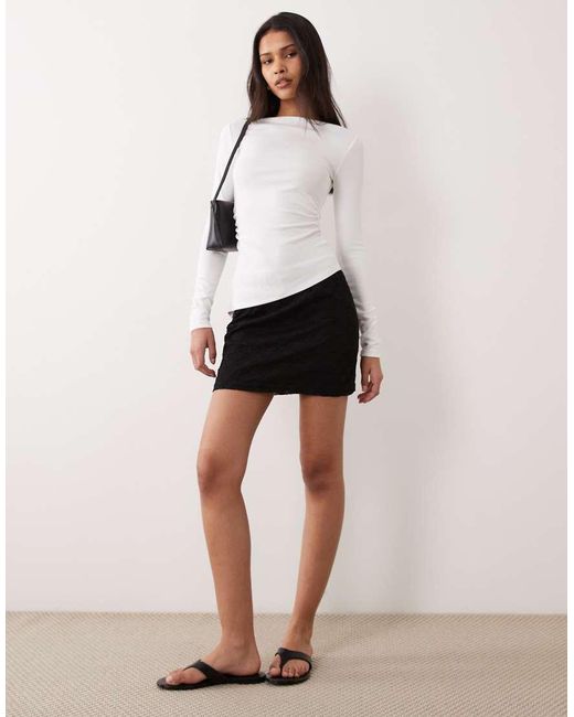 ASOS Minirok Van Kant in het Black