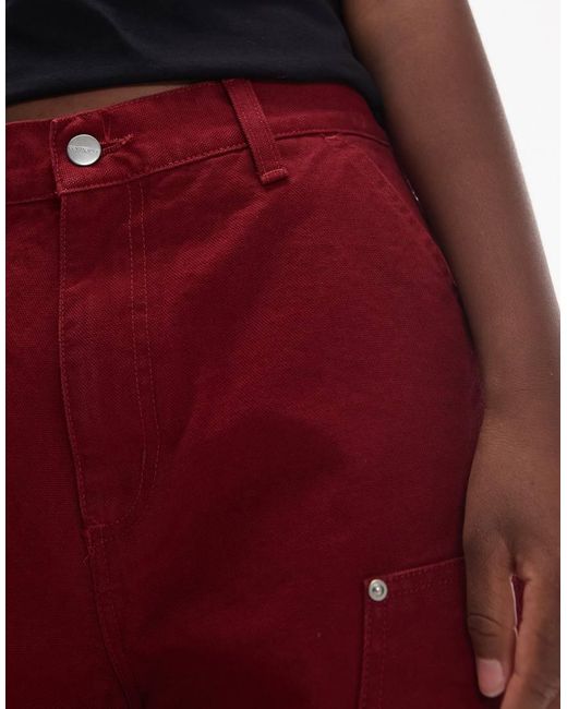 Carhartt Red Og Double Knee Trousers