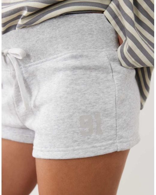 Cotton On Gray Micro Fleece Sweatshort