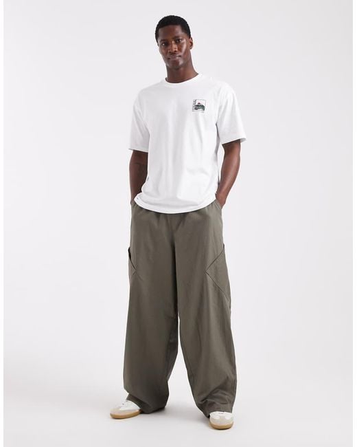 Jack & Jones White T-shirt With Tokyo Back Print for men