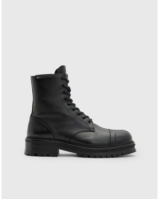 AllSaints Black Hank Boot for men