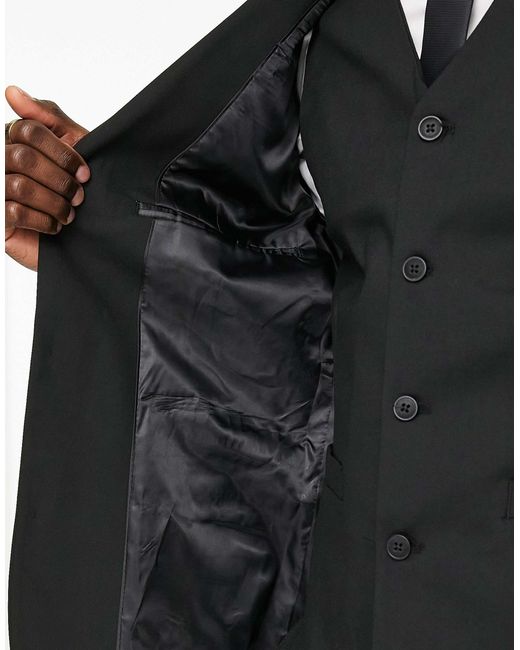 Veste ASOS pour homme en coloris Black